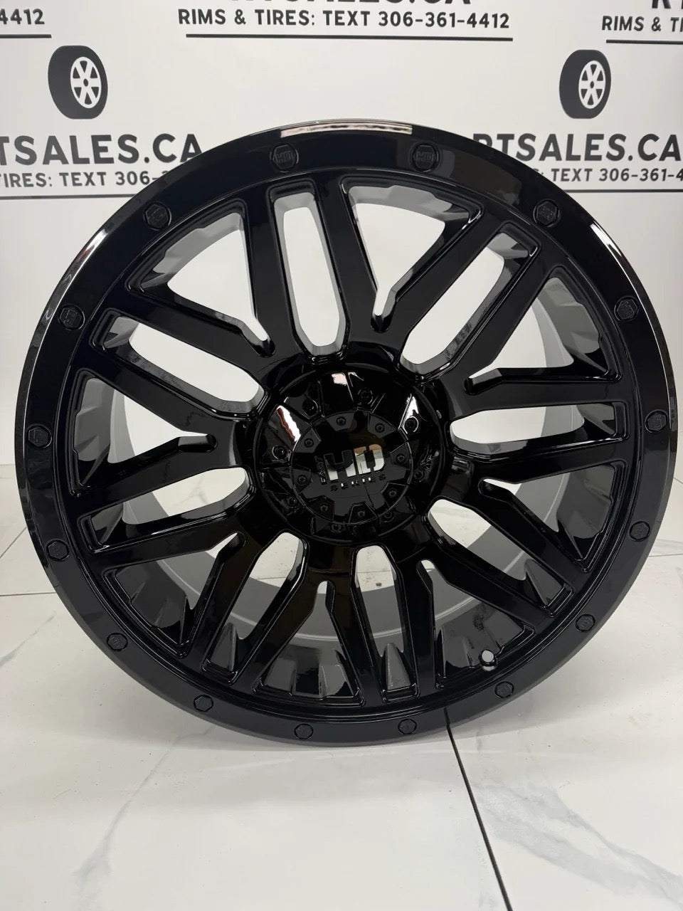 5×127, 5×139.7 Black Fast HD Menace Rims – 17", 18", 20" - R&T Sales