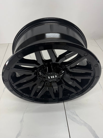 6x139 Fast HD Menace Rims Gloss Black 20" & 22"