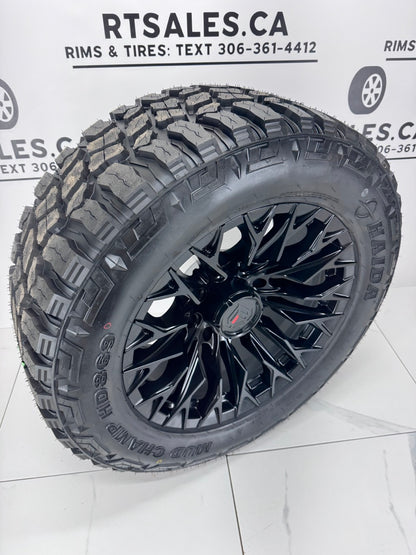 Haida Mud tires on 20x10 XR5 Rims 8x165