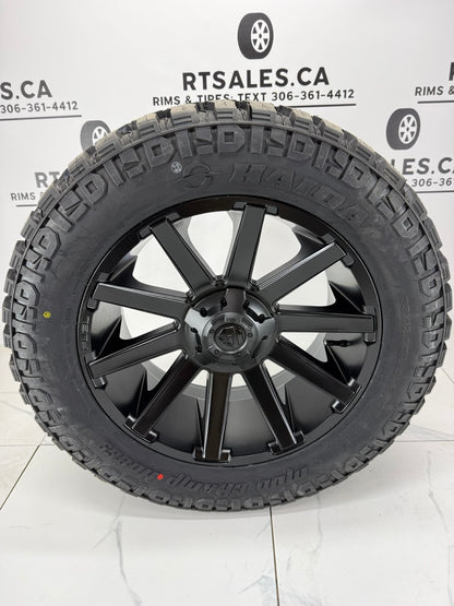 Haida Mud Tires on 20" Fuel Contra Rims 6x135/139