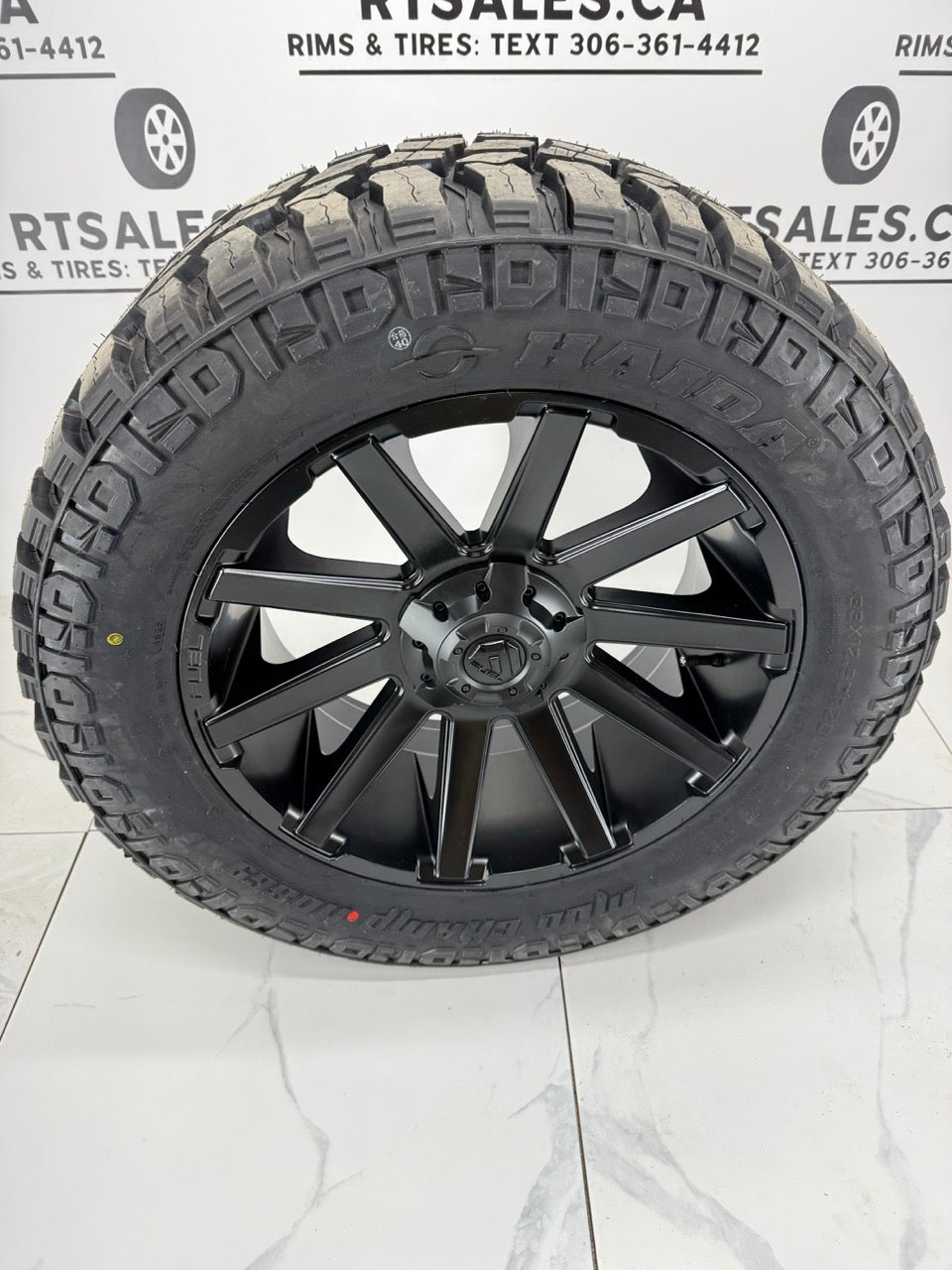 Haida Mud Tires on 20" Fuel Contra Rims 6x135/139