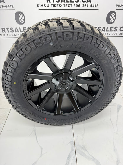 Haida Mud Tires on 20" Fuel Contra Rims 6x135/139