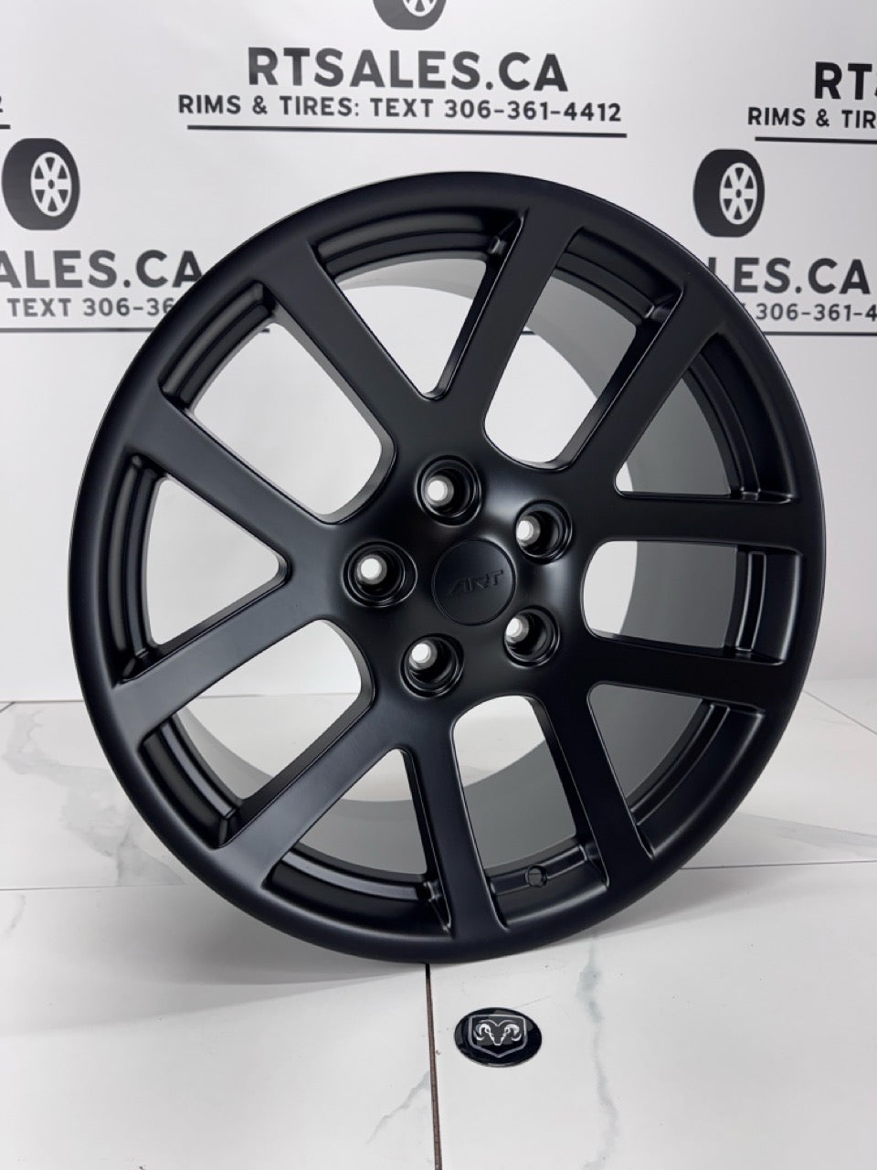 20x9 Replica Ram 1500 Satin Black Rims 5x139.7
