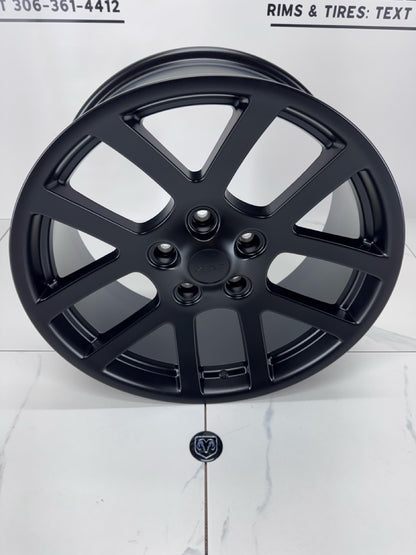 20x9 Replica Ram 1500 Satin Black Rims 5x139.7