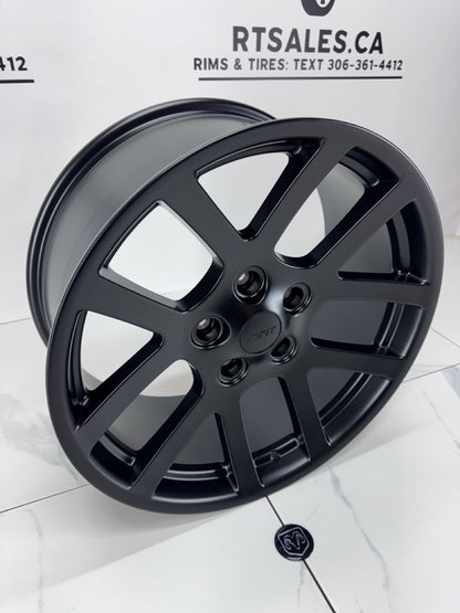 20x9 Replica Ram 1500 Satin Black Rims 5x139.7