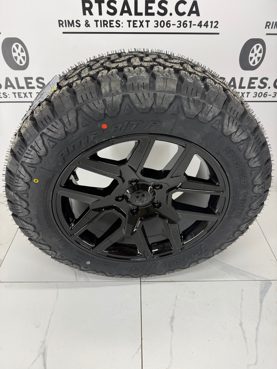 LT AMP Pro All Terrain Tires on 20" Rims 6x139.7