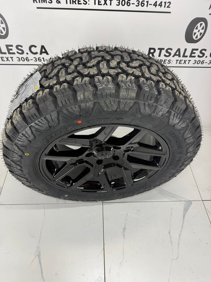 LT AMP Pro All Terrain Tires on 20" Rims 6x139.7