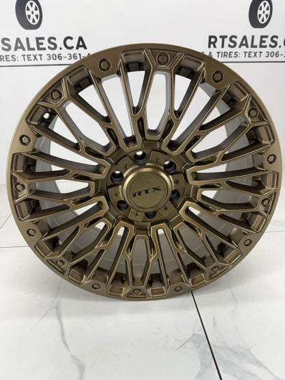6x135 & 6x139.9 Satin Bronze RTX Chaos Rims 20", 22"