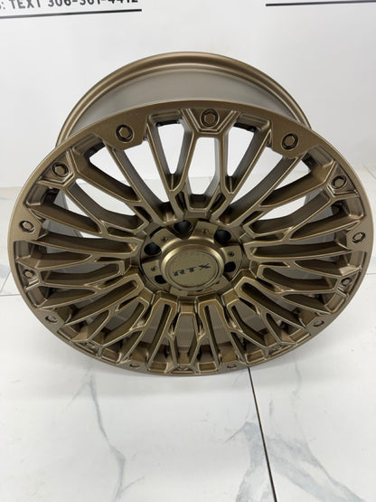 6x135 & 6x139.9 Satin Bronze RTX Chaos Rims 20", 22"