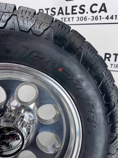 17x9 Ion 171 Polished Alloy Rims & Amp Tires