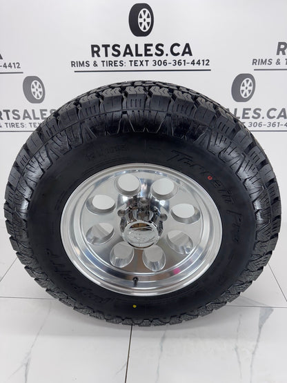 17x9 Ion 171 Polished Alloy Rims & Amp Tires