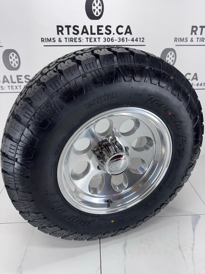 17x9 Ion 171 Polished Alloy Rims & Amp Tires