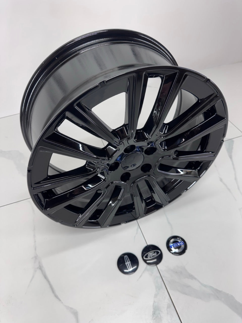 19x8 R280 Rims 5x108 Gloss Black