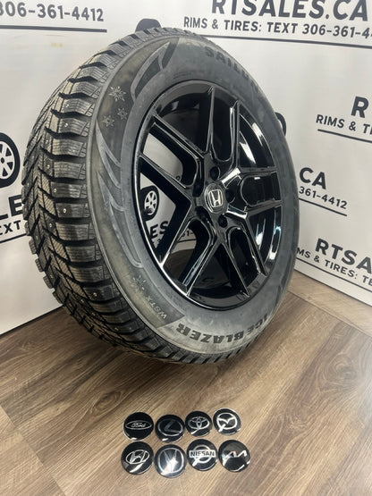 235/60/18 Studded WINTER TIRES rims 5x114.3