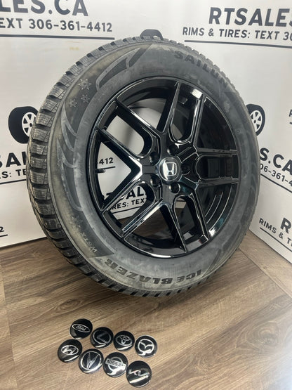 235/60/18 Studded WINTER TIRES rims 5x114.3