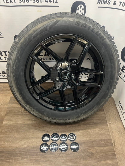 235/60/18 Studded WINTER TIRES rims 5x114.3