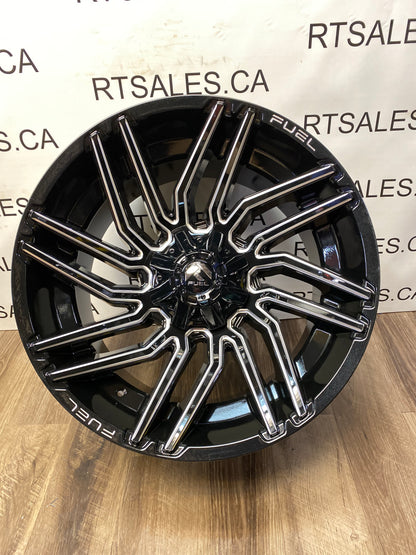 22x12 Fuel Typhoon Rims 8x170