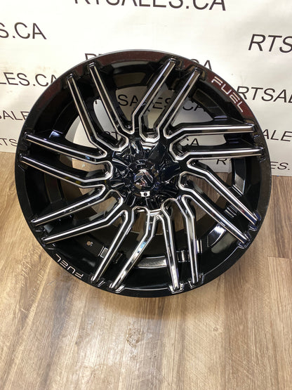 22x12 Fuel Typhoon Rims 8x170