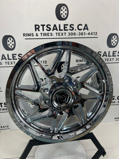 20x9 Gear Ratio Rims 8x170 Chrome