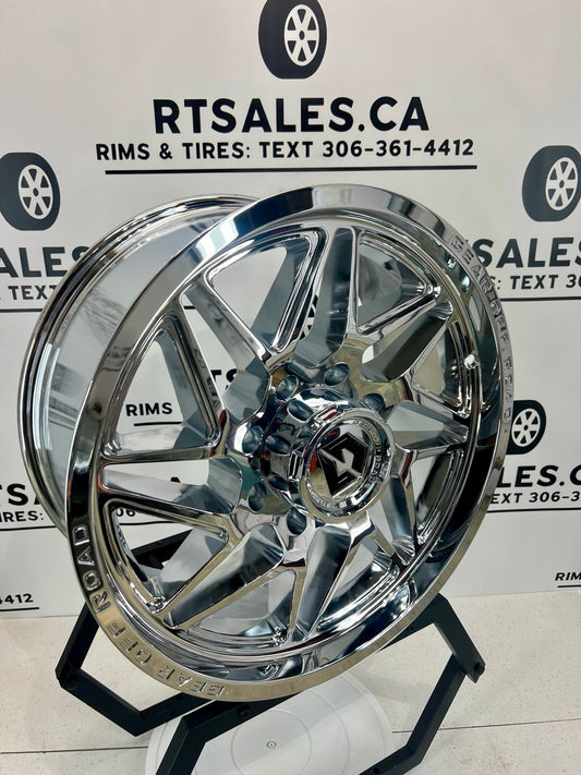 20x9 Gear Ratio Rims 8x170 Chrome