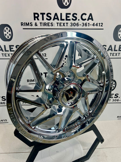 20x9 Gear Ratio Rims 8x170 Chrome