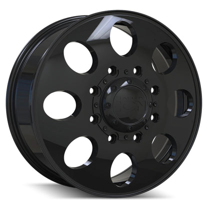 20x8.25 Ion 167 Gloss Black Dually Rims