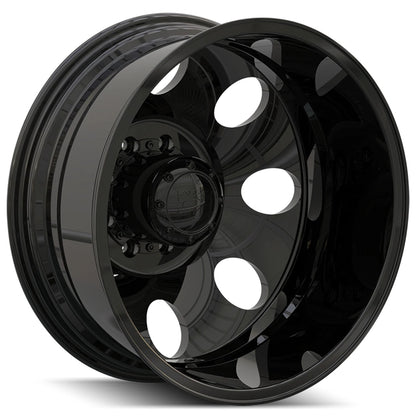 20x8.25 Ion 167 Gloss Black Dually Rims