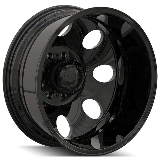 20x8.25 Ion 167 Gloss Black Dually Rims