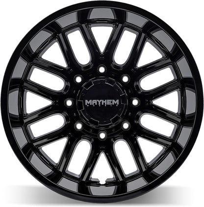 20x8.25 Mayhem Cogent Gloss Black Dually Rims