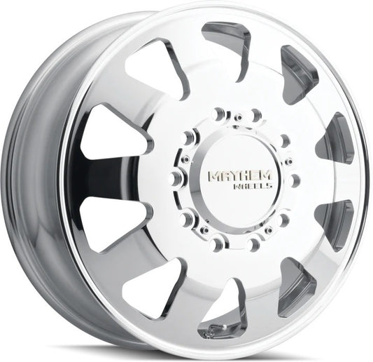 22" Mayhem Challenger 8181 Polished Dually Rims 10x225