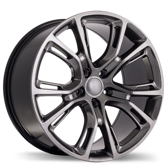 5x127 SRT Dark Hyper Silver replica rims  - 18", 20"