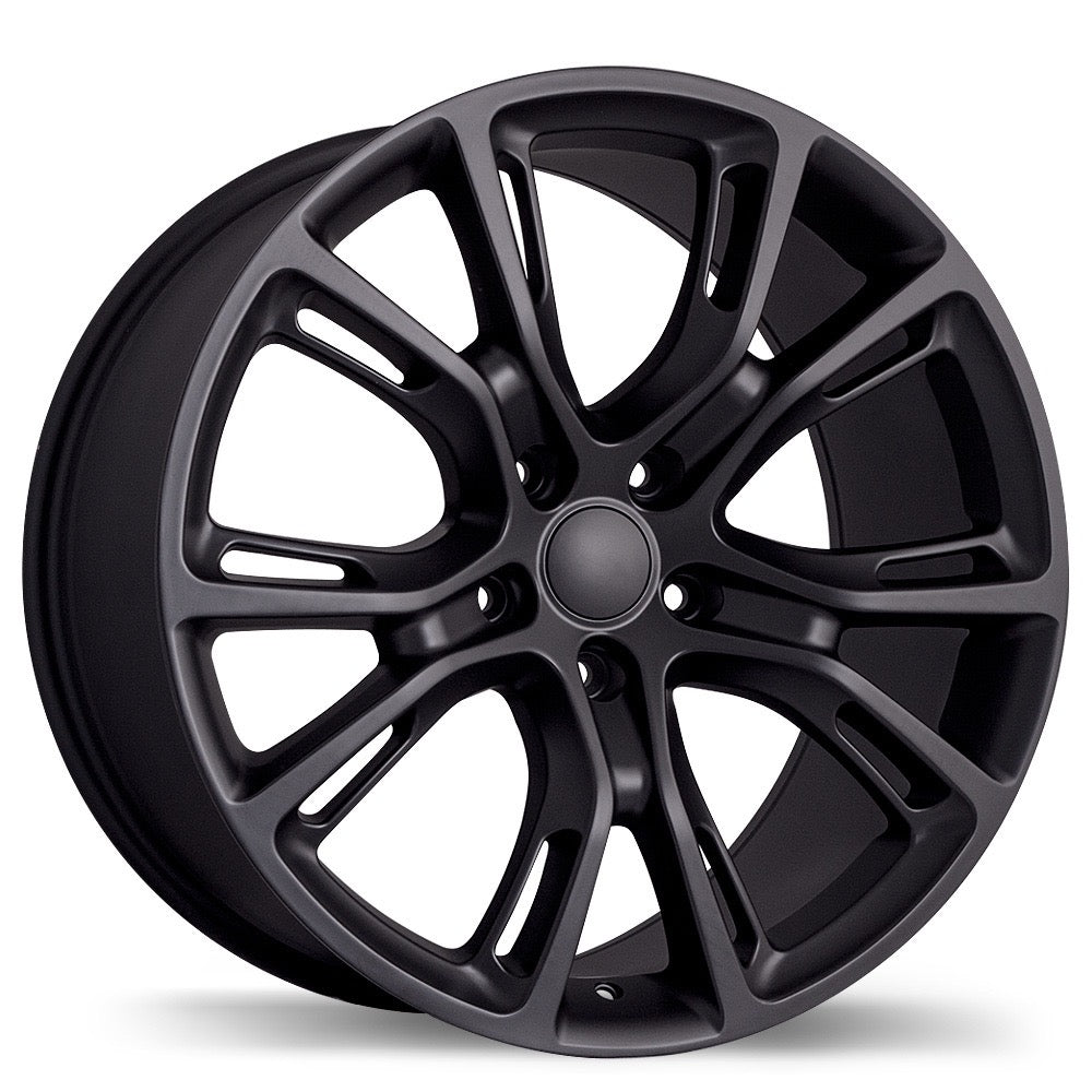 5x127 SRT Matte Black replica rims  - 18", 20"