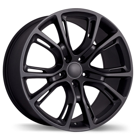 5x127 SRT Matte Black replica rims  - 18", 20"
