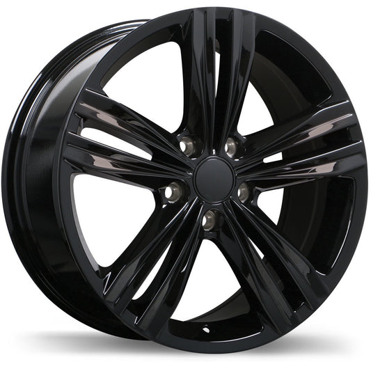 5x112 Replica R205 Gloss Black 16", 17"