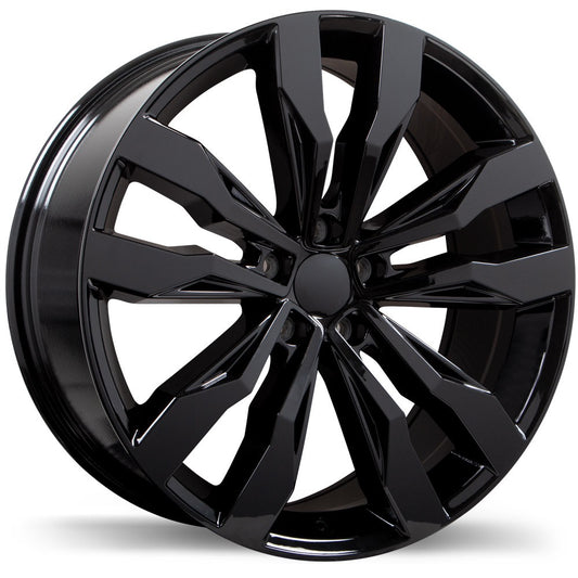 20x8.5 Replica R260 Gloss Black Rims 5x112
