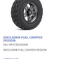 LT 35x12.5x18 Fuel Gripper M/T E All Season Tires