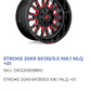20x9 Fuel Stroke Rims 6x135 6x139.7