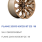 20x10 Fuel Flame Rims 6x135