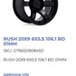 20x9 Fuel Rush Rims 6x139.7