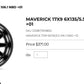 17x9 Fuel Maverick Rims 6x139.7/135