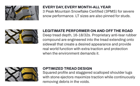 LT 245/75/17 Sailun TERRAMAX RT 3PMS E All Weather Tire