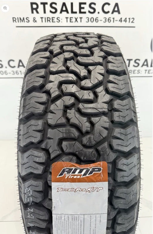 275/70/18 AMP tires Rims Dodge Ram GMC Chevy 2500 3500