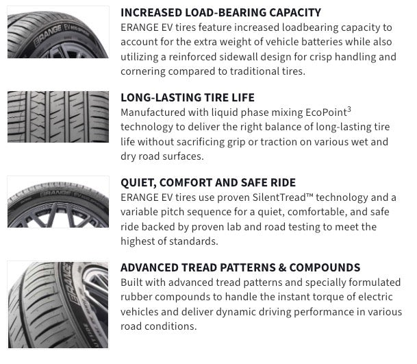 245/55R19 XL Sailun Erange EV All Season Tires