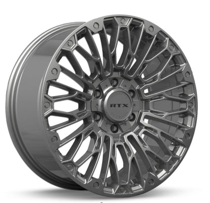 6x135 & 6x139.9 Hyper Black RTX Chaos Rims 20", 22"