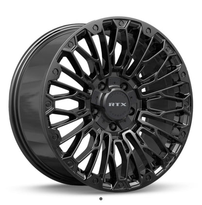 6x135 & 6x139.9 Gloss Black RTX Chaos Rims 20", 22"