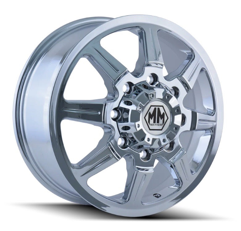 17x6.5 Mayhem Monstir Dually Rims 8x210