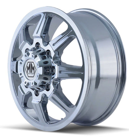 17x6.5 Mayhem Monstir Dually Rims 8x210