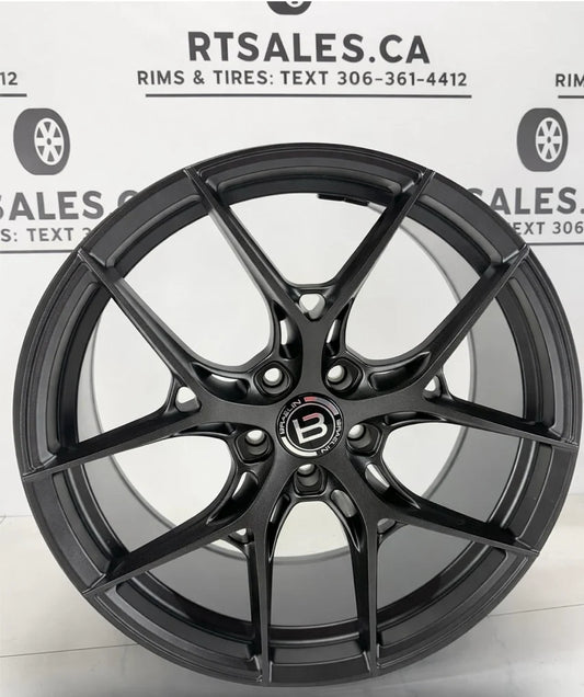 Braelin BR14 Satin Black Anthracite Rims 22"