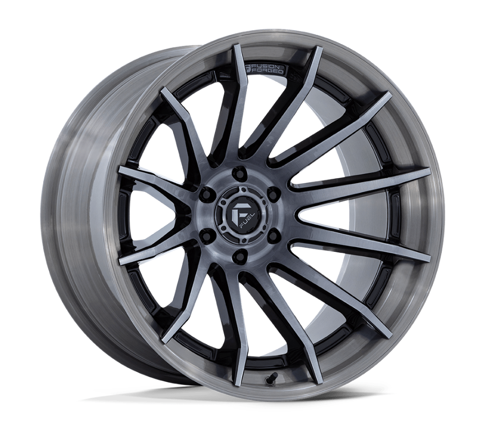 22x10 Fuel Burn BRUSHED DARK TINT Rims* 6x139.7
