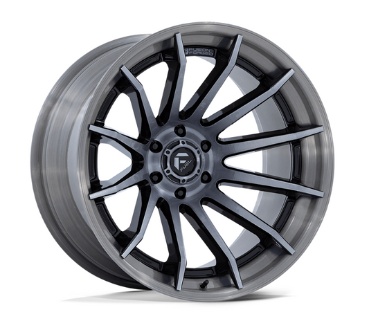 22x10 Fuel Burn BRUSHED DARK TINT Rims* 6x139.7